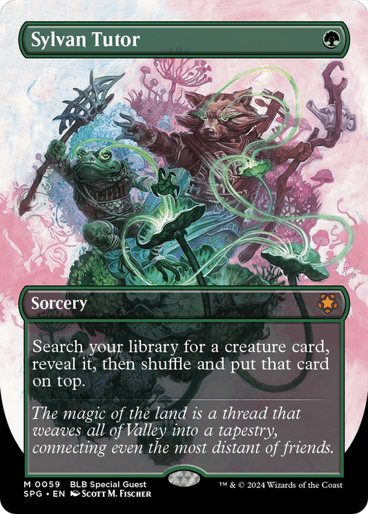 Sylvan Tutor (SPG-059) (Borderless) (Foil)
