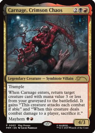 Carnage, Crimson Chaos (PW25-003)