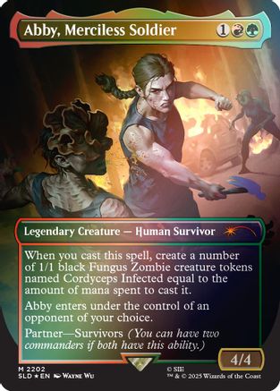 Abby, Merciless Soldier (Rainbow Foil) (SLD-2202)