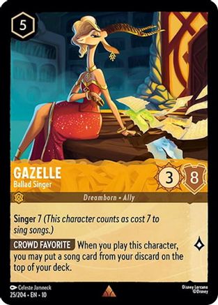 Gazelle - Ballad Singer (10-025) (Cold Foil)