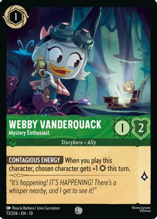 Webby Vanderquack - Mystery Enthusiast (10-073)