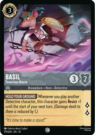 Basil - Tenacious Mouse (10-179) (Cold Foil)