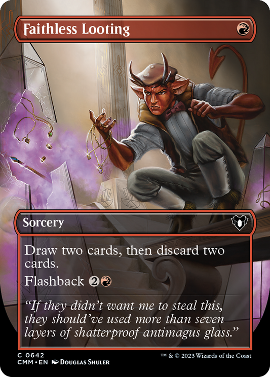 Faithless Looting (CMM-642) (Borderless)