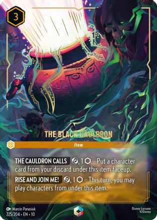 The Black Cauldron (Enchanted) (10-225) (Holofoil)