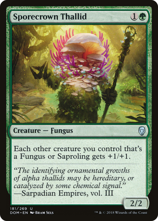 Sporecrown Thallid (DOM-181) (Foil)