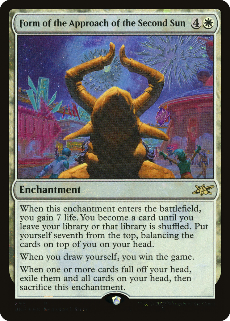 Form of the Approach of the Second Sun (UNF-295) (Galaxy Foil)