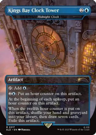 Kings Bay Clock Tower - Midnight Clock (SLD-2217)
