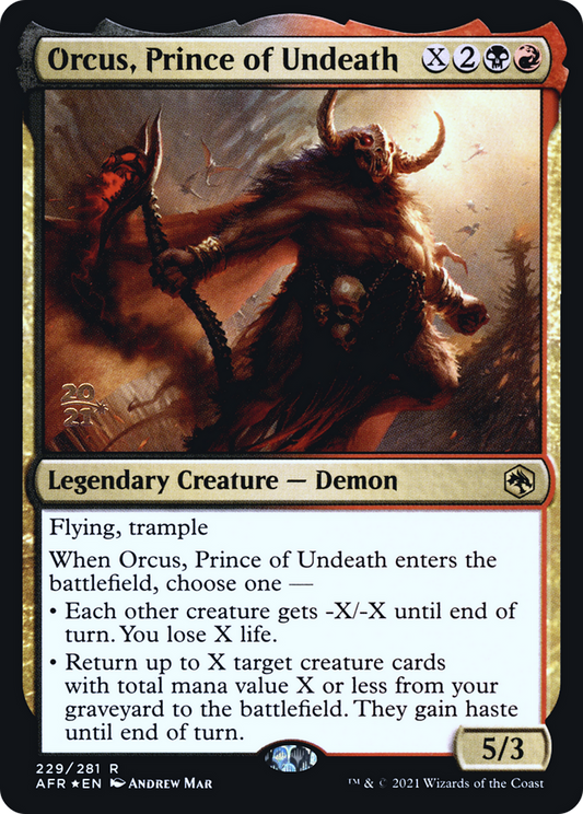 Orcus, Prince of Undeath (PRE-229S) (Foil)