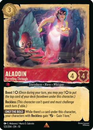 Aladdin - Barreling Through (10-123)