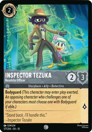 Inspector Tezuka - Resolute Officer (10-177) (Cold Foil)