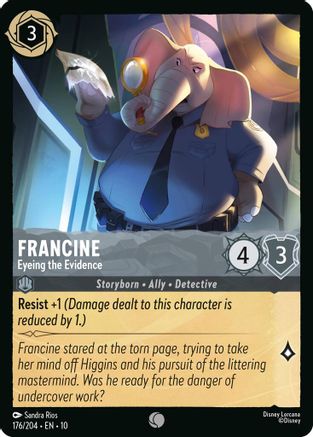 Francine - Eyeing the Evidence (10-176)