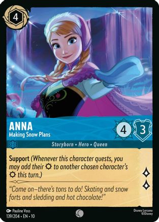 Anna - Making Snow Plans (10-139) (Cold Foil)