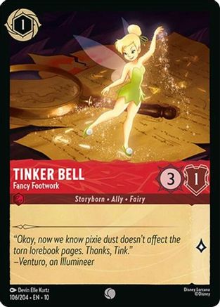 Tinker Bell - Fancy Footwork (10-106) (Cold Foil)