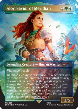 Aloy, Savior of Meridian (Rainbow Foil) (SLD-2221)