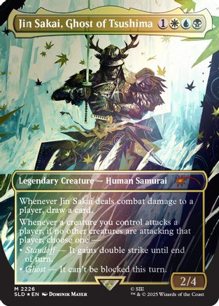 Jin Sakai, Ghost of Tsushima (Rainbow Foil) (SLD-2226)