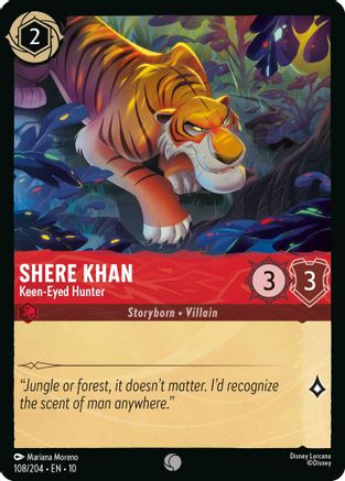 Shere Khan - Keen-Eyed Hunter (10-108) (Cold Foil)