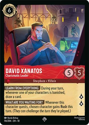 David Xanatos - Charismatic Leader (10-116) (Cold Foil)