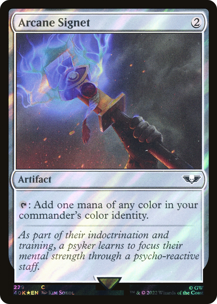 Arcane Signet (40K-229★) (Surge Foil)