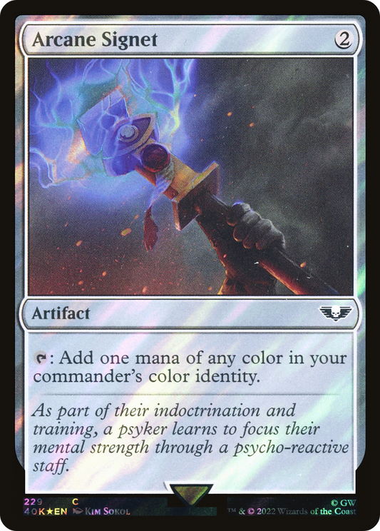 Arcane Signet (40K-229★) (Surge Foil)