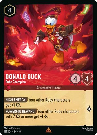 Donald Duck - Ruby Champion (10-121)