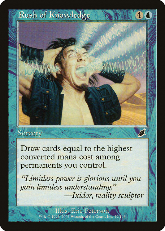 Rush of Knowledge (SCG-049) (Foil)