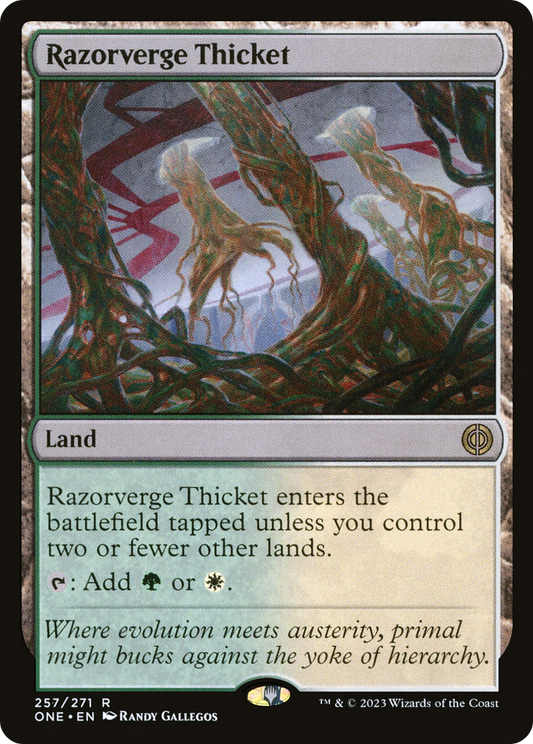 Razorverge Thicket (ONE-257) (Foil)