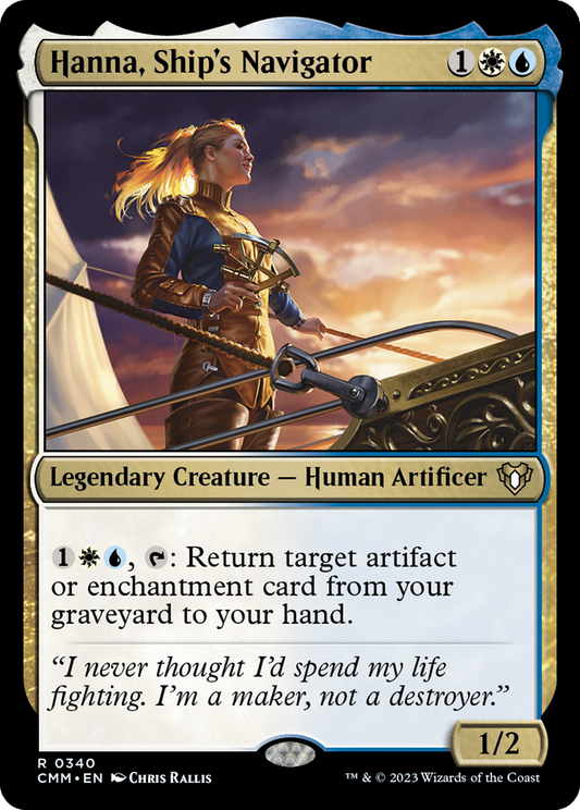 Hanna, Ship's Navigator (CMM-340)