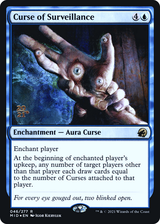 Curse of Surveillance (PRE-46S) (Foil)