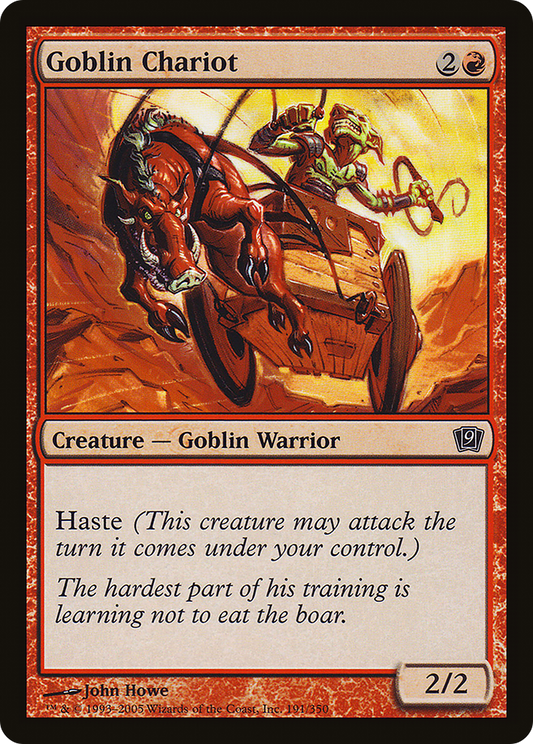 Goblin Chariot (9ED-191★) (Foil)