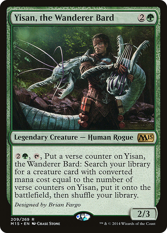 Yisan, the Wanderer Bard (M15-209) (Foil)