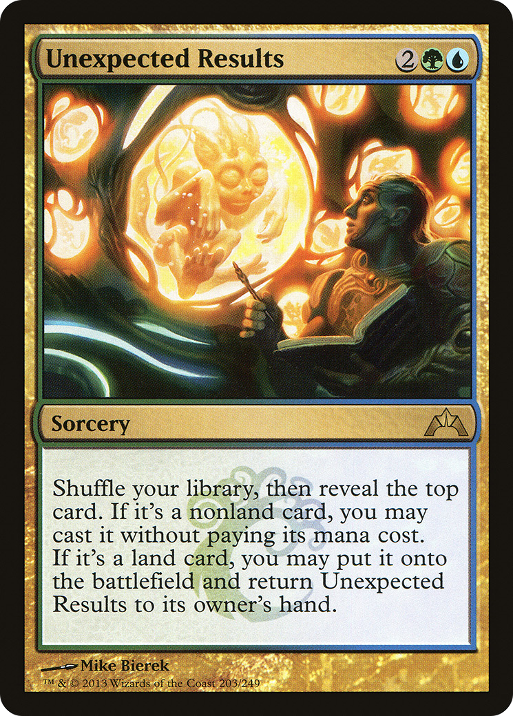 Unexpected Results (GTC-203) (Foil)