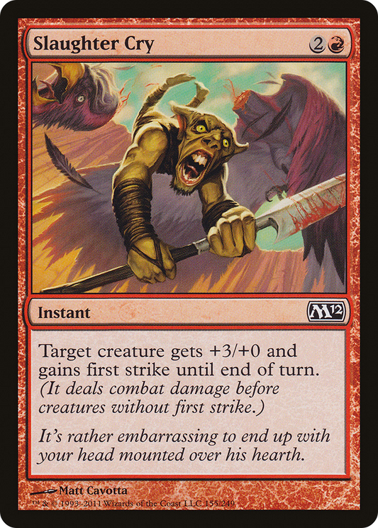 Slaughter Cry (M12-155) (Foil)