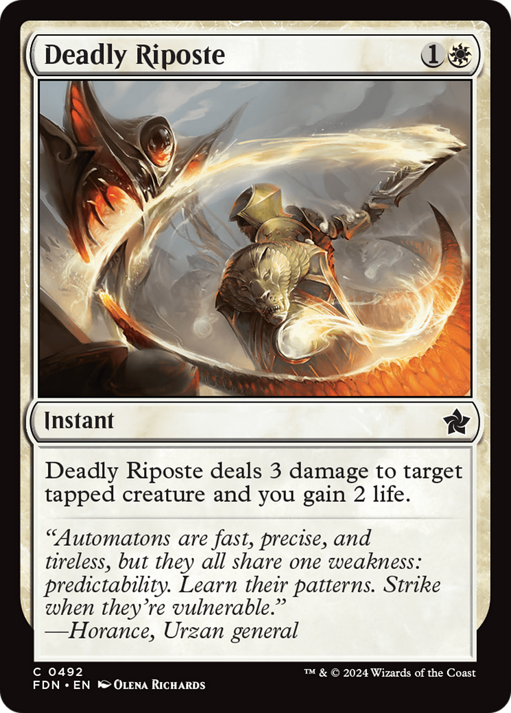 Deadly Riposte (FDN-492)