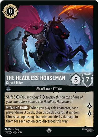 The Headless Horseman - Cursed Rider (10-174) (Cold Foil)