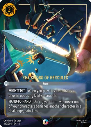 The Sword of Hercules (Enchanted) (10-240) (Holofoil)