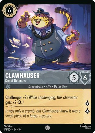 Clawhauser - Donut Detective (10-175) (Cold Foil)