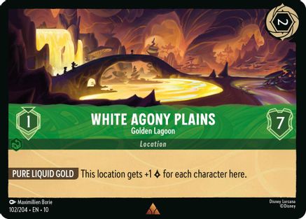 White Agony Plains - Golden Lagoon (10-102) (Cold Foil)