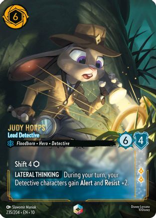 Judy Hopps - Lead Detective (Enchanted) (10-235) (Holofoil)
