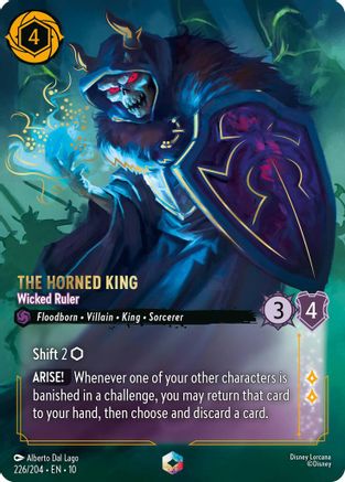 The Horned King - Wicked Ruler (Enchanted) (10-226) (Holofoil)