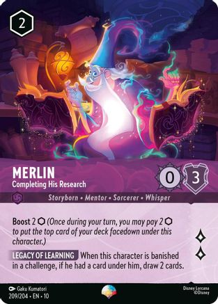 Merlin - Completing His Research (Epic) (10-209) (Holofoil)