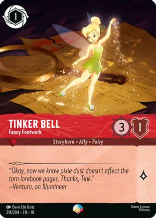 Tinker Bell - Fancy Footwork (Epic) (10-214) (Holofoil)