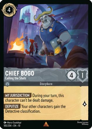 Chief Bogo - Calling the Shots (10-185) (Cold Foil)