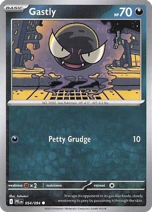Gastly (PFL-054) (Reverse Holofoil)