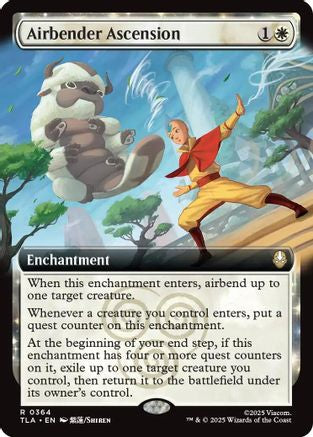 Airbender Ascension (Extended Art) (TLA-364) (Foil)