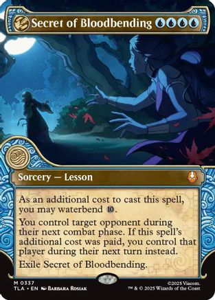 Secret of Bloodbending (Showcase) (TLA-337) (Foil)
