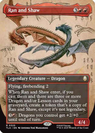 Ran and Shaw (Borderless) (TLA-325) (Foil)