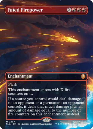 Fated Firepower (Borderless) (TLA-297) (Foil)