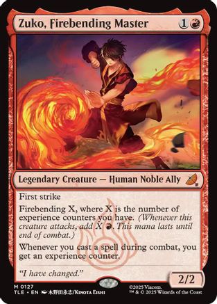 Zuko, Firebending Master (TLE-127) (Foil)