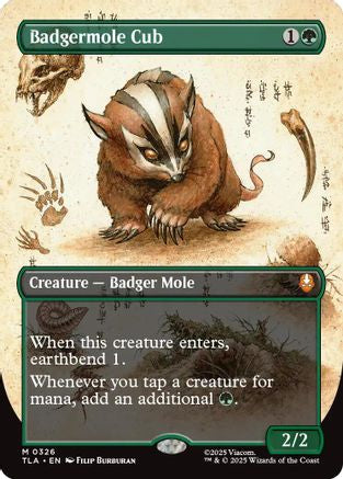 Badgermole Cub (Borderless) (TLA-326) (Foil)