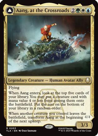 Aang, at the Crossroads (TLA-203) (Foil)